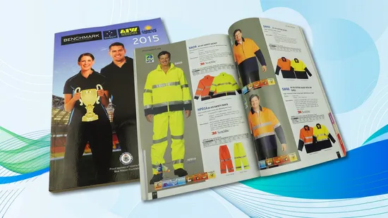 Servizio di stampa cataloghi per berretti con linguette